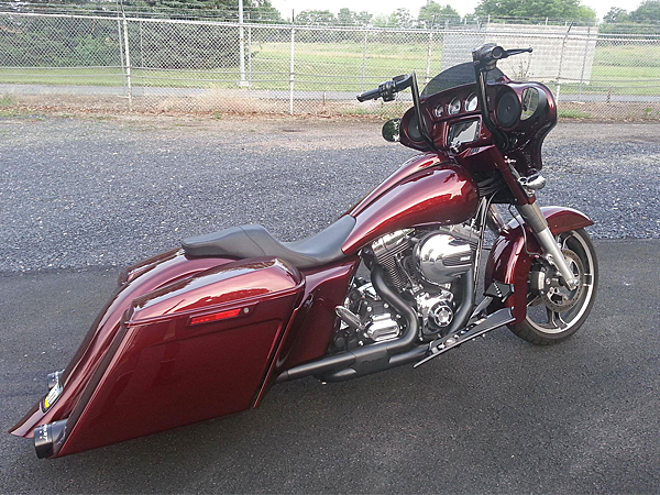 Custom, Maroon, Motorcycle Build